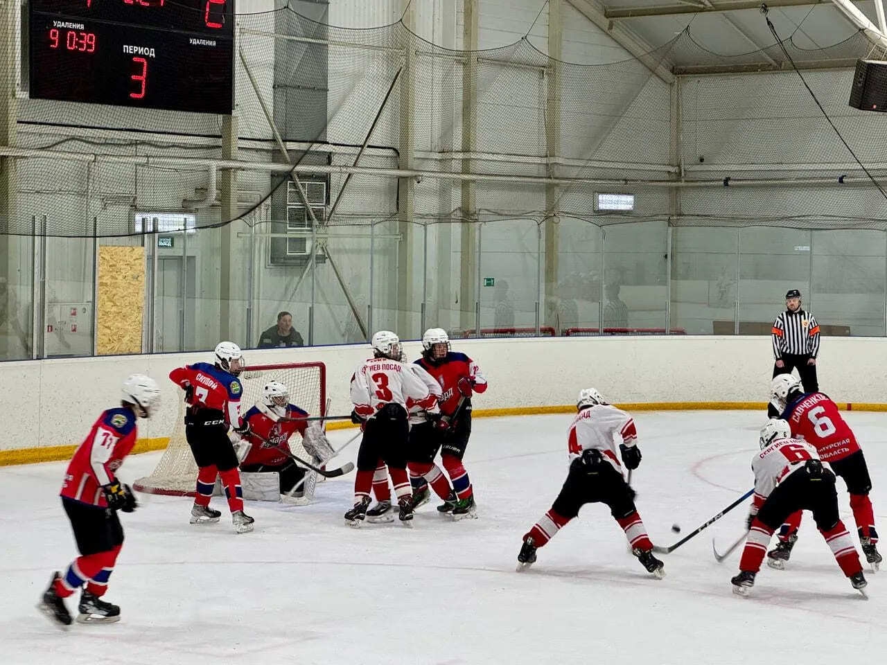 14 февраля команда "Центр Луч" в рамках финального этапа Всероссийских соревнований "Золотая шайба" встречалась с командой "Форвард" представляющей Амурскую область